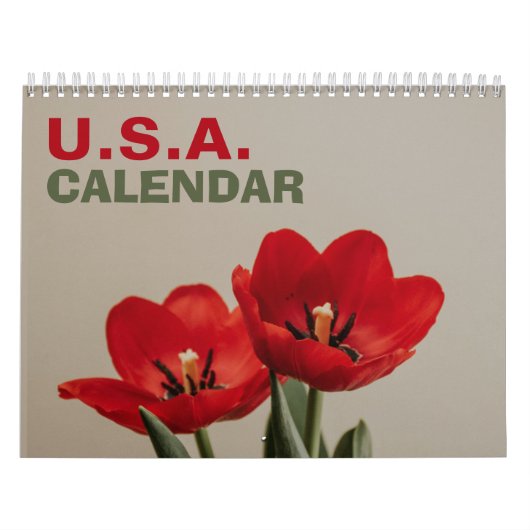 Amerikaanse Natuur Muurkalender met Feestdagen 202 Kalender (Hoes)