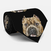 Amerikaanse nekband met pesthond stropdas (Opgerold)