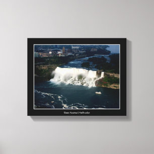 Amerikaanse Niagara valt LuchtUitzicht Canvas Afdruk