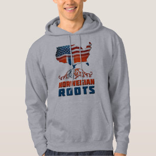 Amerikaanse Noorse wortels Hoodie