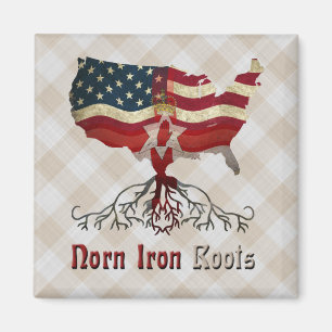 Amerikaanse Northern Irish Roots Magnet Magneet