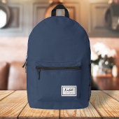 Amerikaanse nostalgie klassiek eenvoudig minimaal bedrukte rugzak