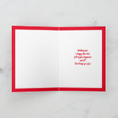 Amerikaanse Oekraïense kerstboom Kaart (Binnen)