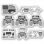 Amerikaanse off-road sticker (Voorkant)