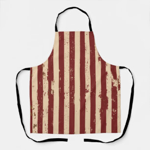 Amerikaanse Old Glory 4 juli strepen Schort