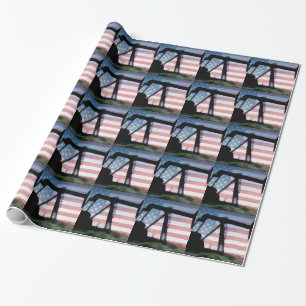 Amerikaanse olie cadeaupapier