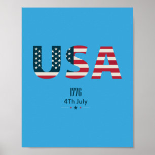 Amerikaanse onafhankelijkheid, 4 juli 1776 Poster
