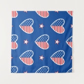 Amerikaanse Onafhankelijkheid: Patriottisch  Patro Wandkleed (Voorkant (horizontaal))