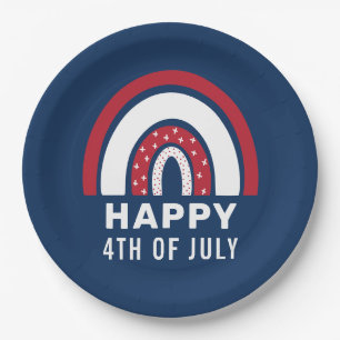 Amerikaanse Onafhankelijkheidsdag 4e juli Amerikaa Papieren Bordje