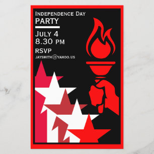 Amerikaanse Onafhankelijkheidsdag Flyer
