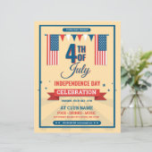 Amerikaanse Onafhankelijkheidsdag Flyer Sjabloon (Staand voorkant)