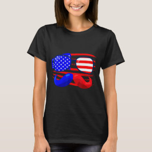 Amerikaanse onafhankelijkheidsdag jaar Amerikaanse T-shirt