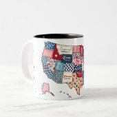 Amerikaanse Onafhankelijkheidsdag Koffie Mok (Voorkant links)