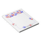 Amerikaanse Onafhankelijkheidsdag Patriottische St Notitieblok (Schuin)