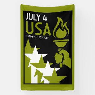 Amerikaanse Onafhankelijkheidsdag Spandoek