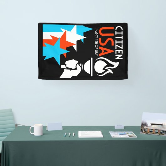 Amerikaanse Onafhankelijkheidsdag Spandoek (Beurs)