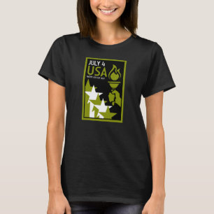 Amerikaanse Onafhankelijkheidsdag T-shirt