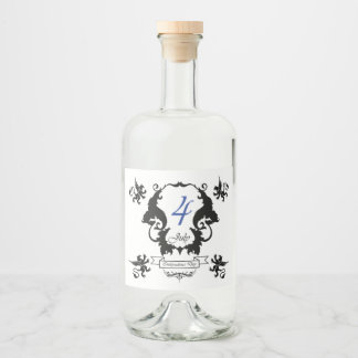 Amerikaanse Onafhankelijkheidsdag wenskaart Likeurfles Etiket