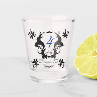 Amerikaanse Onafhankelijkheidsdag wenskaart Shot Glas