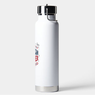 Amerikaanse Onderwijzer Patriottisch Vintage T-Shi Waterfles