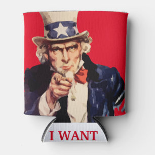 Amerikaanse oom Sam Patriotic Koelbox Blikjeskoeler