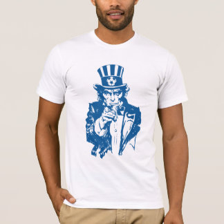 Amerikaanse oom sam soccer t-shirt