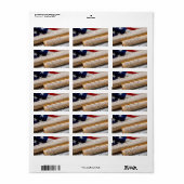 Amerikaanse oprichtingsdocumenten etiket (Full Sheet)