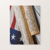 Amerikaanse oprichtingsdocumenten legpuzzel (Verticaal)