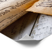 Amerikaanse oprichtingsdocumenten poster (Hoek)