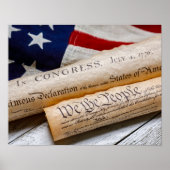 Amerikaanse oprichtingsdocumenten poster (Voorkant)