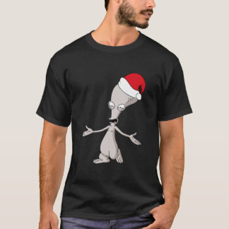Amerikaanse pa Roger. Alien in kerstpet Klassiek T-shirt