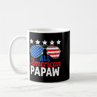 Amerikaanse Papaw Retro 4 juli Patriottisch Koffiemok