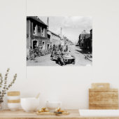 Amerikaanse paratroopers in Carentan Frankrijk Twe Poster (Keuken)