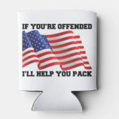 Amerikaanse patriot blikjeskoeler (Achterkant)