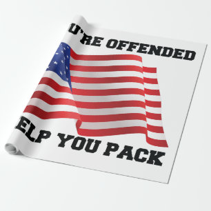 Amerikaanse patriot cadeaupapier