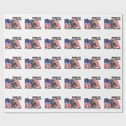 Amerikaanse patriot cadeaupapier (Vlak)