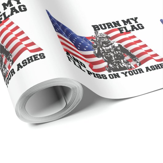 Amerikaanse patriot cadeaupapier (Rol Hoek)