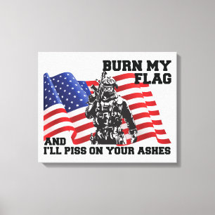 Amerikaanse patriot canvas afdruk