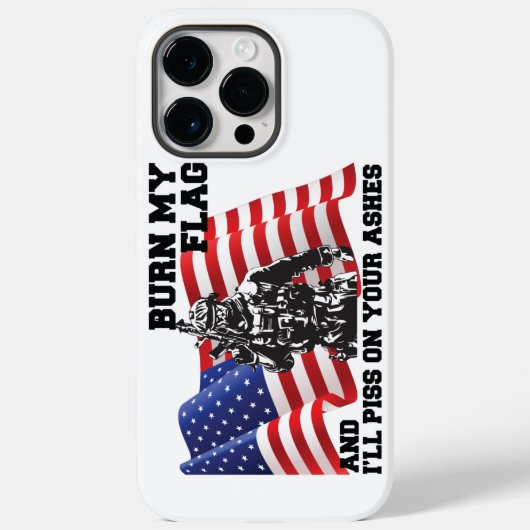 Amerikaanse patriot Case-Mate iPhone case (Achterkant)