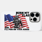 Amerikaanse patriot Case-Mate iPhone case (Achterkant (horizontaal))