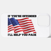 Amerikaanse patriot Case-Mate iPhone case (Achterkant (horizontaal))