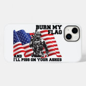 Amerikaanse patriot Case-Mate iPhone case (Achterkant (horizontaal))