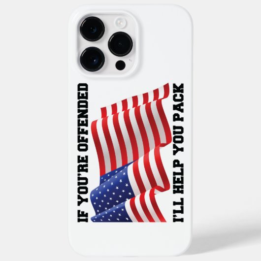 Amerikaanse patriot Case-Mate iPhone case (Achterkant)