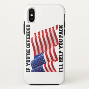 Amerikaanse patriot iPhone XS hoesje