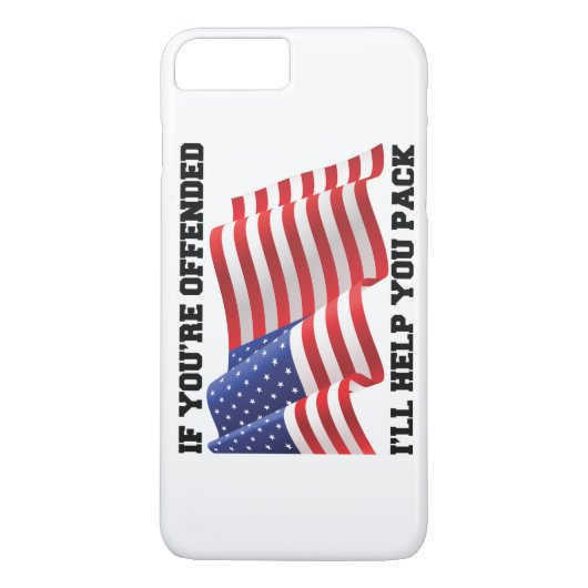 Amerikaanse patriot Case-Mate iPhone case (Achterkant)