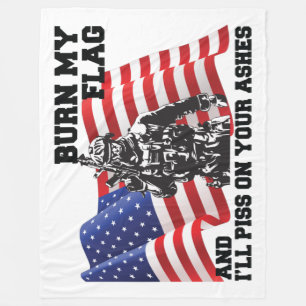 Amerikaanse Patriot Fleece Deken
