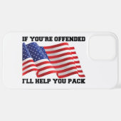 Amerikaanse patriot iPhone hoesje (Achterkant horizontaal)
