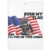 Amerikaanse patriot klembord (Achterkant)