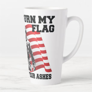 Amerikaanse patriot latte mok