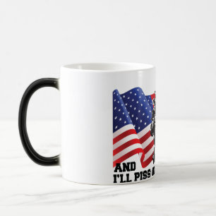 Amerikaanse patriot magische mok